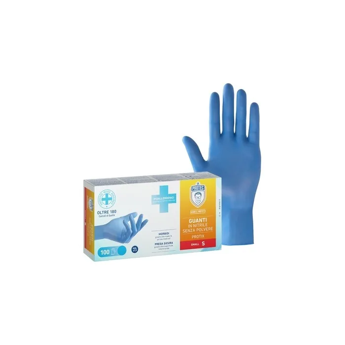 Bericah Dr. Protec Protix Nitrile Gloves Powder-Free Size S