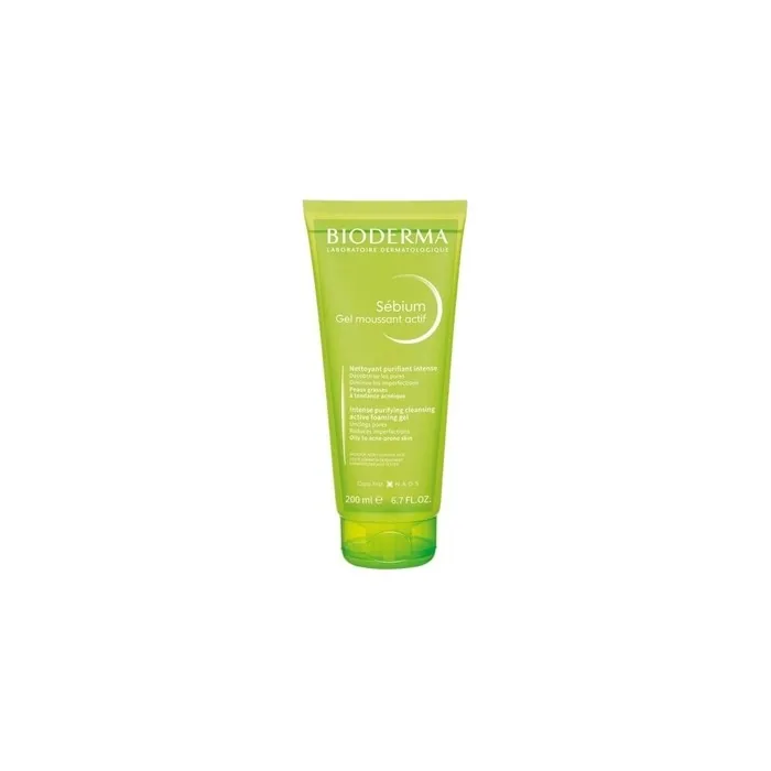 Bioderma Sbium Active Foaming Gel 200 Ml For Acneic And Oily Skin