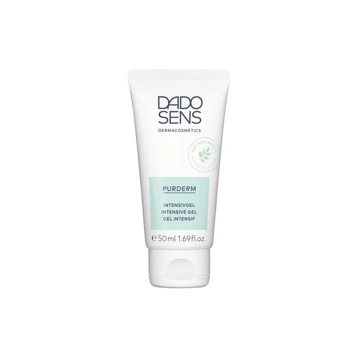 Dado Sens PurDerm Intensive Gel 50ml for Intensive Care of Impure Skin - Therapy Support for Acne & Late Acne