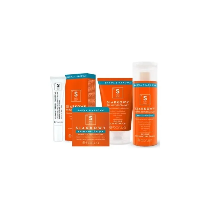 Barwa Sulfur Anti-Acne Anti-Bacterial Face Care for Oily Combination Skin