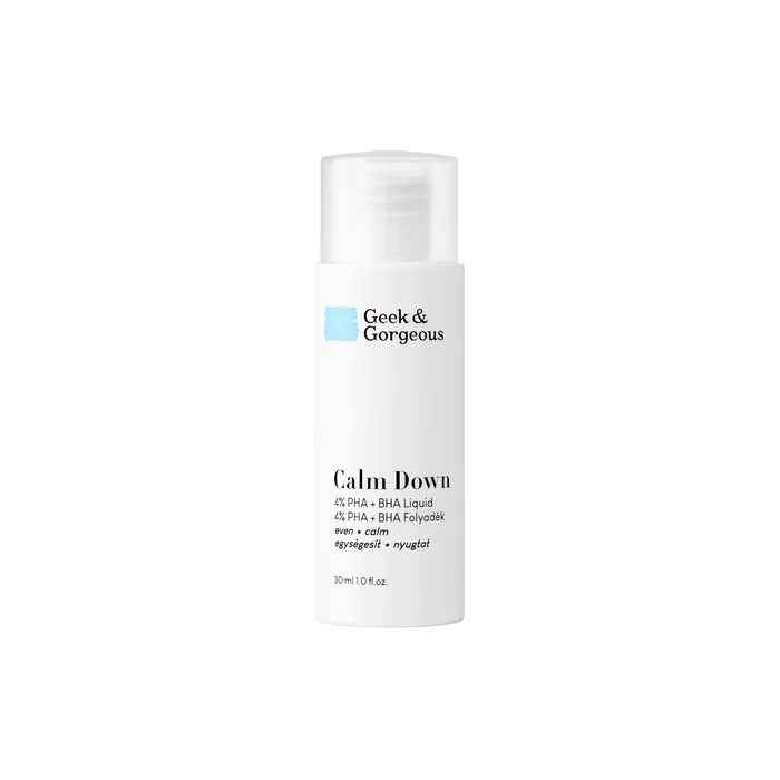 Geek & Gorgeous Calm Down 4% PHA + BHA Liquid Exfoliant 30ml