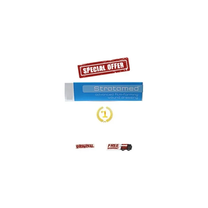 Stratamed Advanced Film Forming Silicone Gel for Wounds, Scars, and Acne 10g Tube