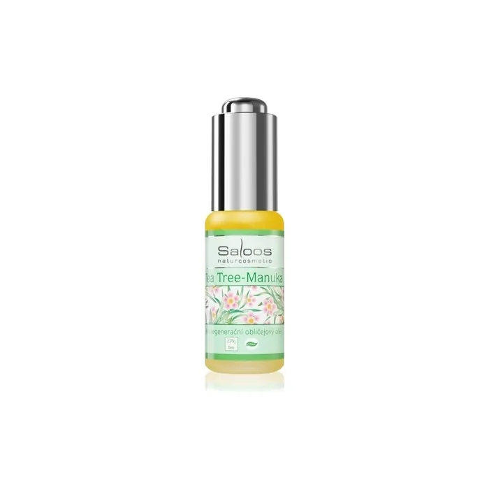 Saloos Bio Skin Oils Tea Tree & Manuka Soothing And Regenerating Oil 20 Ml For Acneprone Skin