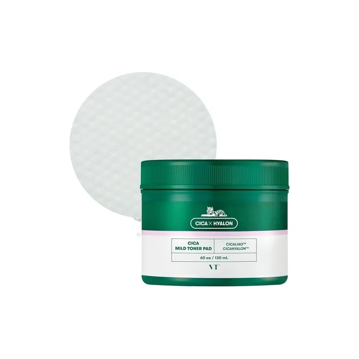 Cica Hyalon Soft Toner Pad with 0.5% Salicylic Acid - Soothing Repair and Anti-Acne