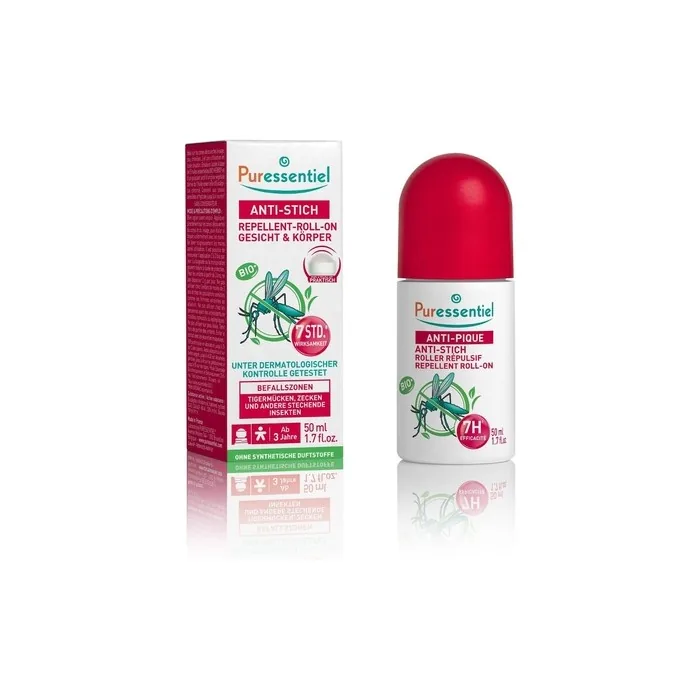Puressentiel Bite & Sting Repellent Roll-On for Face & Body 50ml