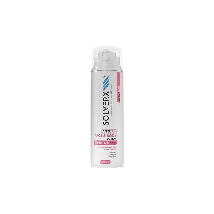 Solverx Sensitive Skin After Sun Soothing Balm For Face And Body 200ml