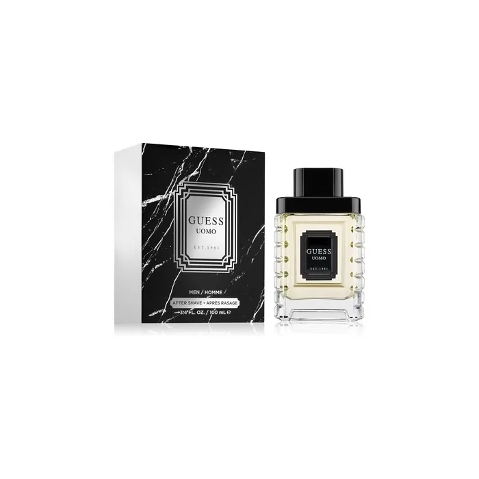 Guess Uomo After Shave for Men 3.4 Fl. Oz. Fresh & Elegant Fragrance