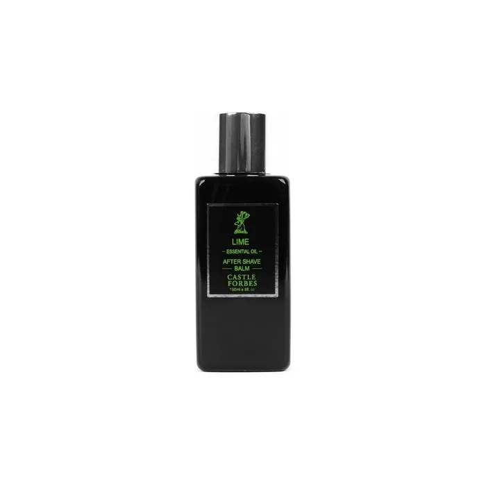 Castle Forbes Lime Aftershave Balm For Men 5 fl.oz. Moisturizing After Shave Lotion with Essential Oils Soothing Refreshing Face Balm Alcohol Free Post Shave Skincare All Skin Types