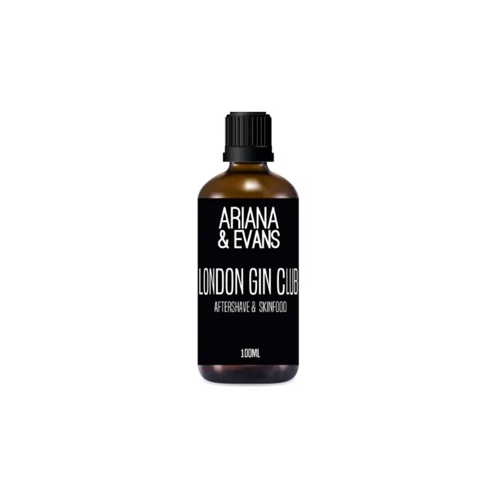 Ariana & Evans London Gin Club Aftershave Made In Usa 100ml With Aloe Vera Juice
