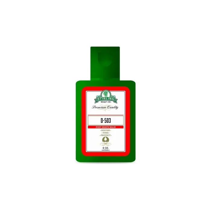 Stirling Soap Company D-503 Aftershave Balm 118ml - Alcohol-Free