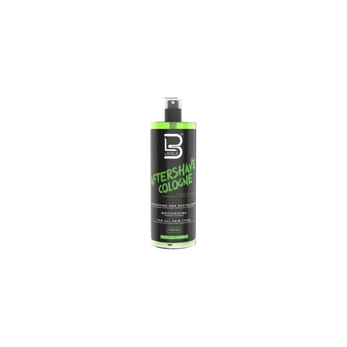 L3 Level 3 After Shave Spray Cologne Softens Skin Refreshes and Relieves Face and Skin Moisturizing Formula Level Three After Shaving Fresh 13.5 Fl Oz