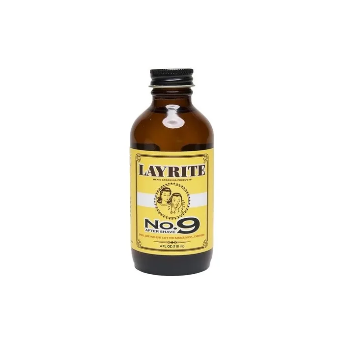 Layrite No.9 Bay Rum Aftershave 118ml Cooling Invigorating Soothing