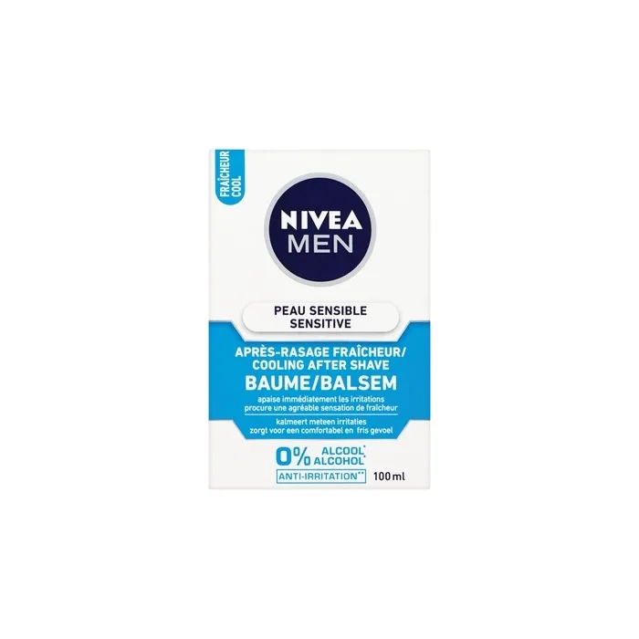 Nivea Men Aftershave Balm Sensitive Cool Soothing And Refreshing Aftershave For Sensitive Skin