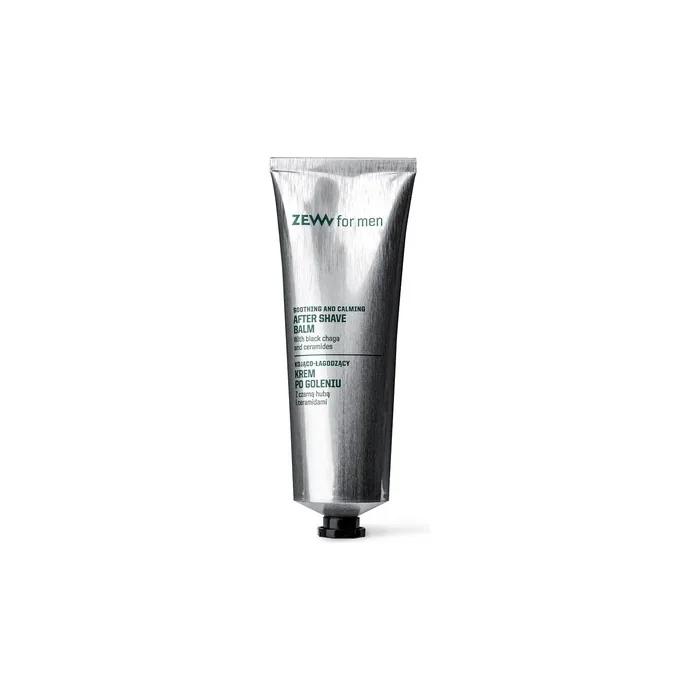 Zew For Men Soothing Aftershave Cream With Black Soap And Ceramides 80ml