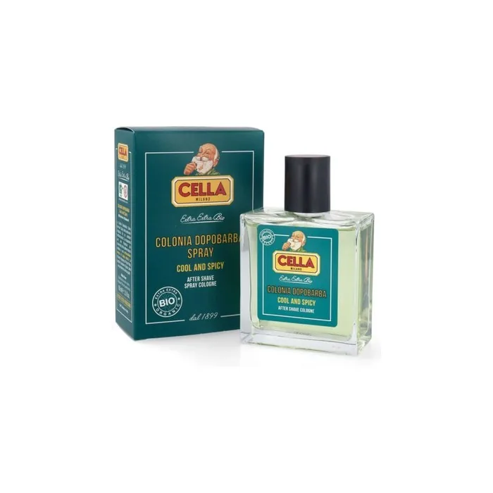 Cella Bio After Shave Spray Cologne Cool and Spicy 100ml