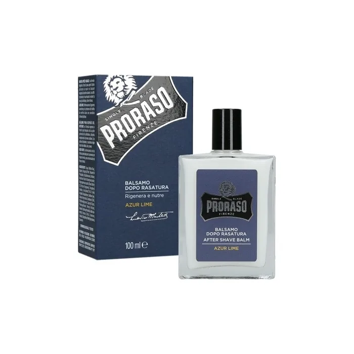 Proraso Single Blade Azur Lime Aftershave Balm 100ml