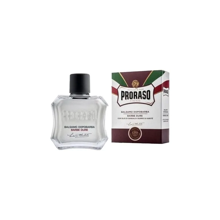 Proraso Red After Shave Balm Nourishing Aftershave Balm With Sandalwood 100 Ml