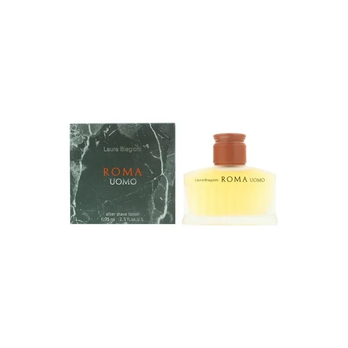 Laura Biagiotti Roma Uomo After Shave Lotion 75ml Splash For Men