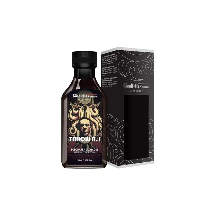 The Goodfellas' Smile Tallow No.1 Alcohol-Free Aftershave Splash 100ml - Made in Italy