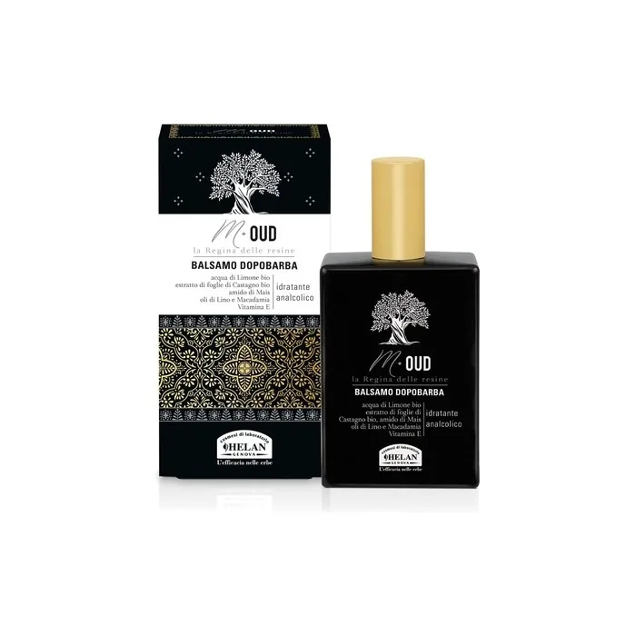 Helan M Oud Men's Aftershave Balm Gentle & Moisturizing Calming Action