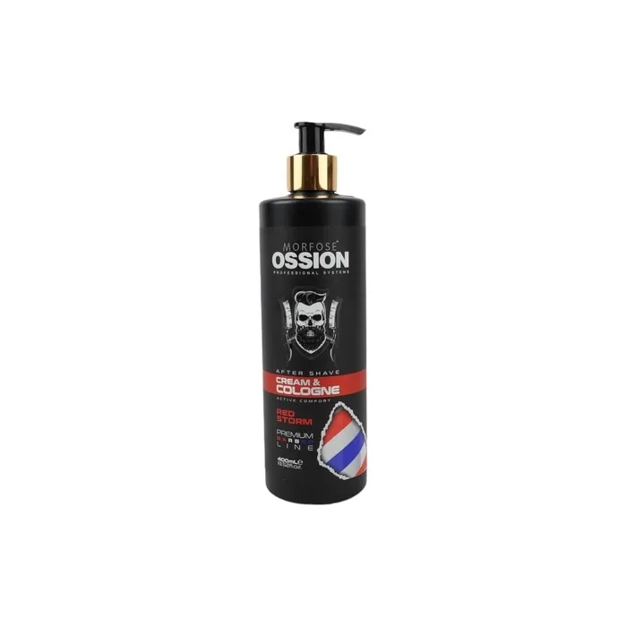 Morfose Ossion Premium Barber Line After Shave Cream & Cologne Red Storm