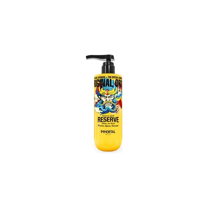 Immortal NYC Samurai Spirit After Shave Balm 500ml - Moisturizing and Soothing Formula for Men