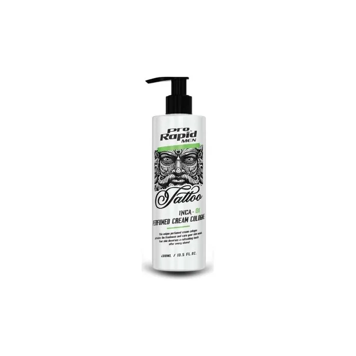 Pro Rapid Tattoo Series Inca 01 After Shave Perfumed Cream Cologne 400ml