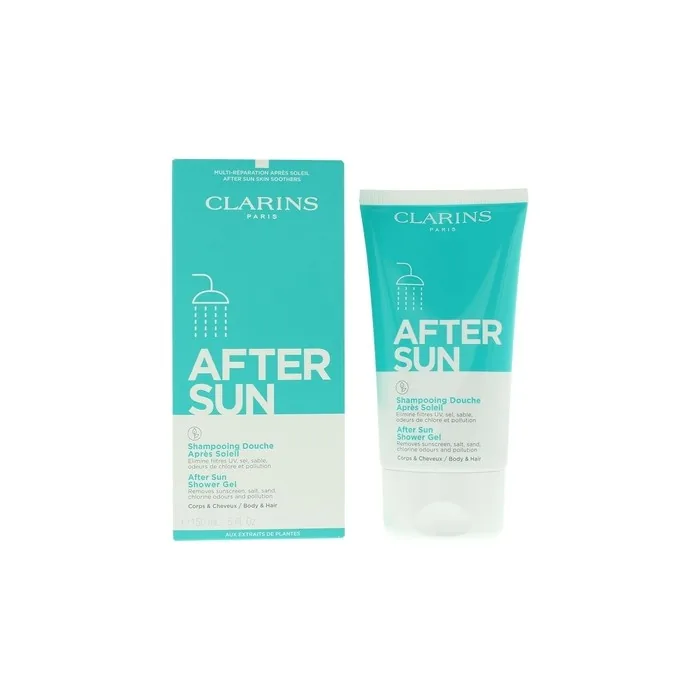 Clarins After Sun Shower Gel 150ml For Women Body And Hair After Sun Shower Gel