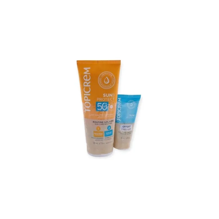 Topicrem Special Offer Sun Protect Sunscreen Lotion Spf50 200ml Aftersun Cooling Gel 50ml