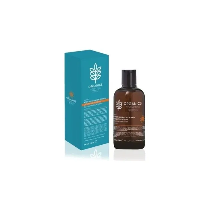 Organics Pharm Coconut E Sunflower After Sun Hair and Body Wash 250ml