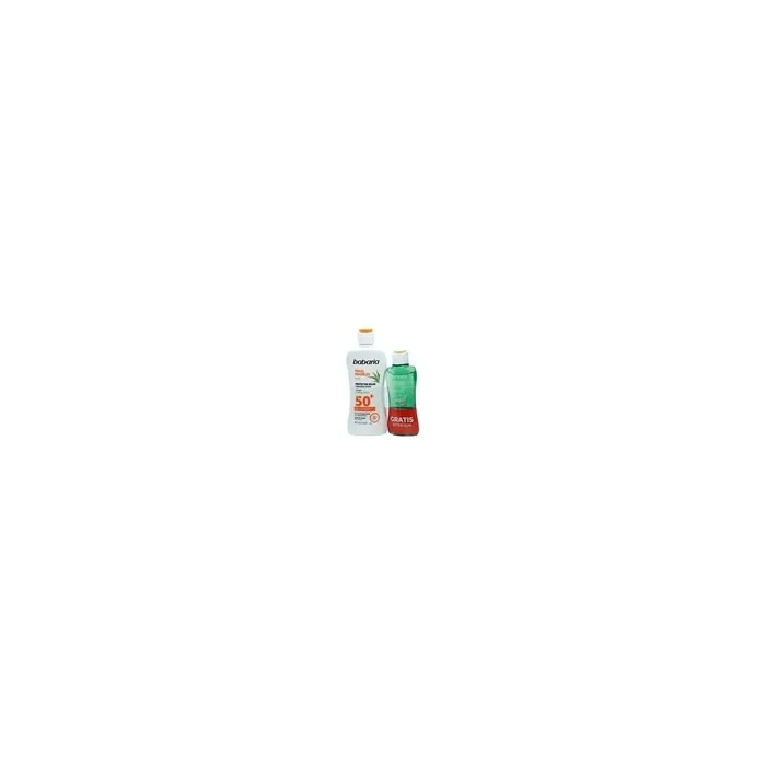 Babaria Solar Milk Sunscreen For Sensitive Skin Spf 50 200 Ml + After Sun 100 Ml