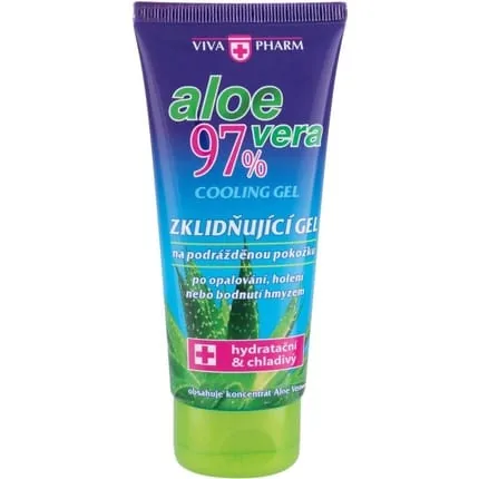 Vivaco Aloe Vera Cooling Gel - Soothing Gel for After Sunbathing, Shaving, and Insect Stings