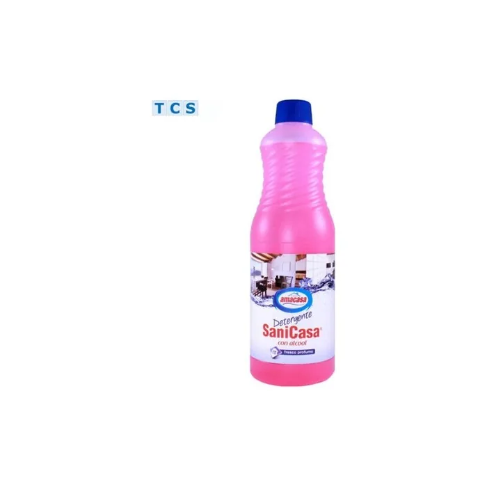 Amacasa Detergente Sanicasa Con Alcool, Cleaner With Alcohol, 1 Liter