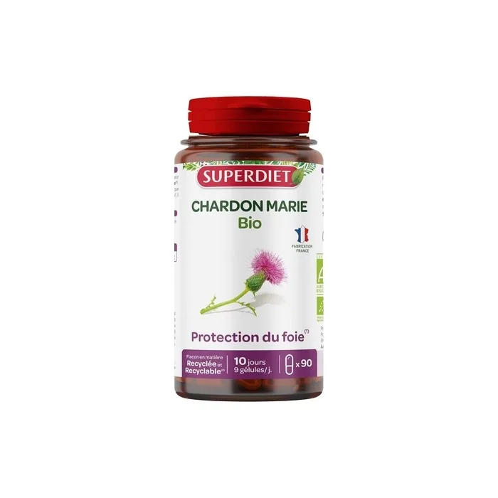 Superdiet Organic Milk Thistle Liver Protection Herbal Medicine