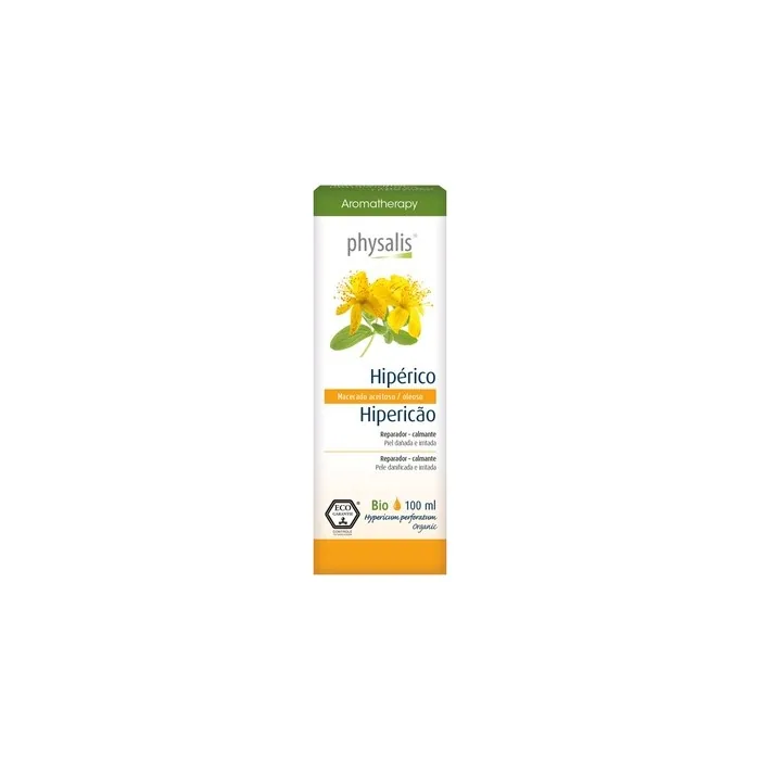 Physalis Organic St John's Wort Vegetable Oil 100ml