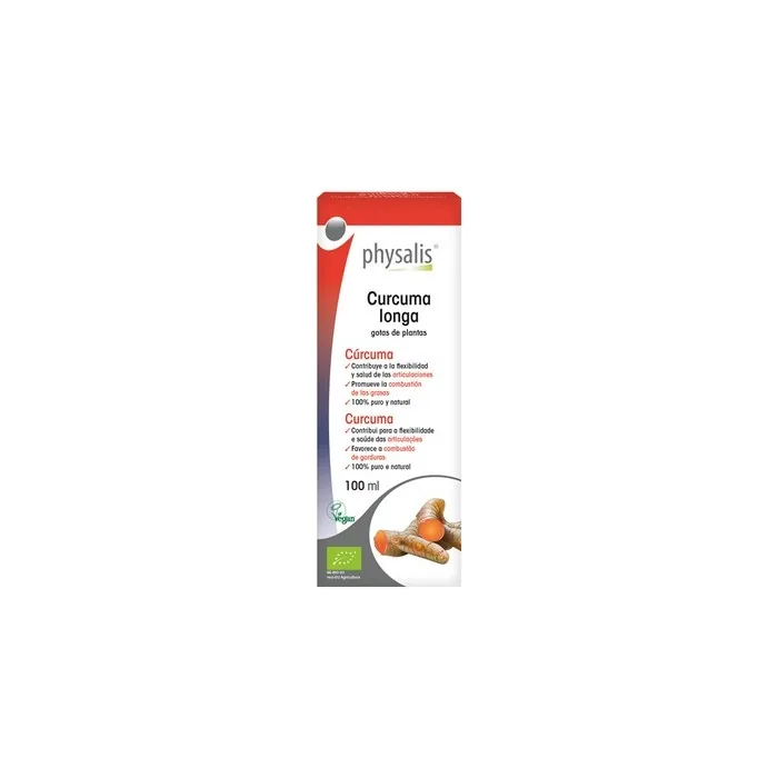 Physalis Curcuma Curcuma Longa Hydroalcoholic Extract Organic 100ml