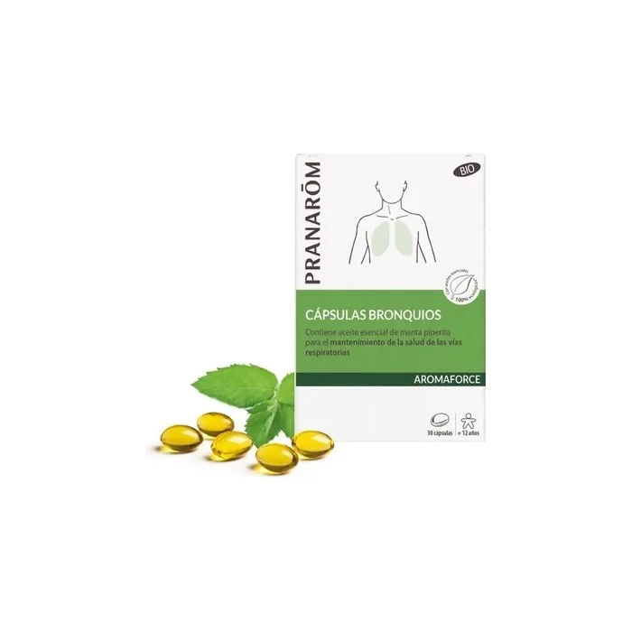 Pranarm Pranarom Aromaforce Bronchi Bio 30 Capsules