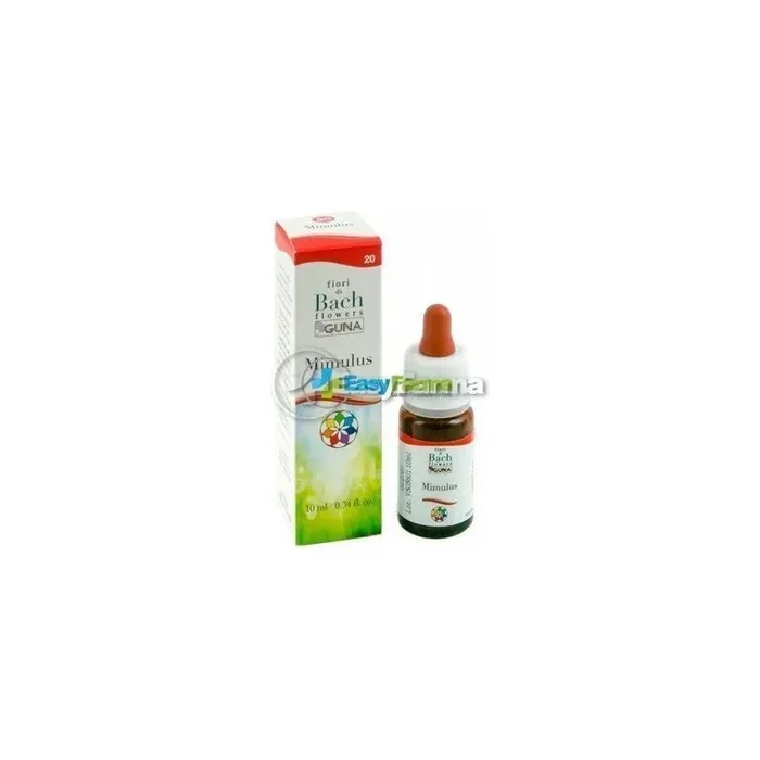 Guna Fiori Di Bach Mimulus For Concrete Fears Oral Drops 10 Milliliters