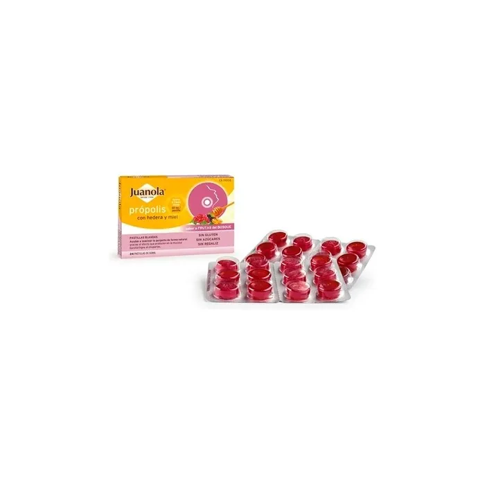 Juanola Juanola Propolis Hedera And Honey 24 Gummed Tablets