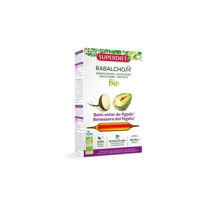 Superdiet Rabalchofit - 20 Ampoules