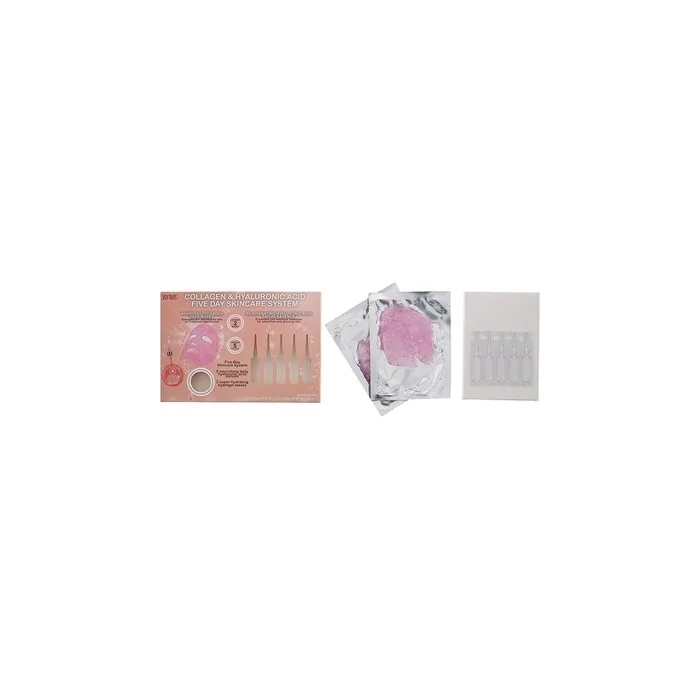Skin Treats Collage Glitter Hyaluronic Acid Ampoules 5 Day Skincare System For Women