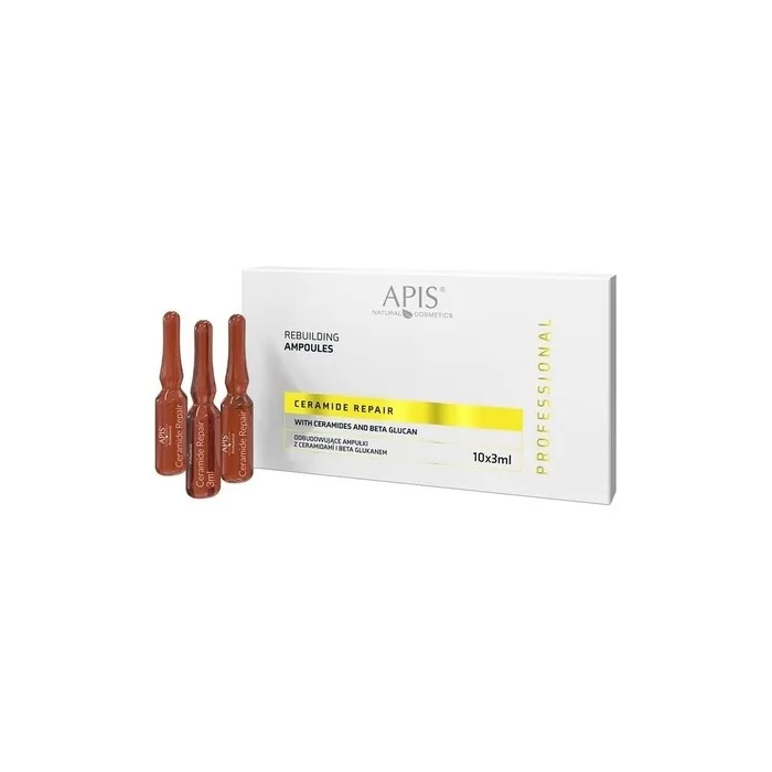 Apis Ceramide Repair Rebuilding Ampoules With Ceramides And Beta Glucan 10 X 3ml