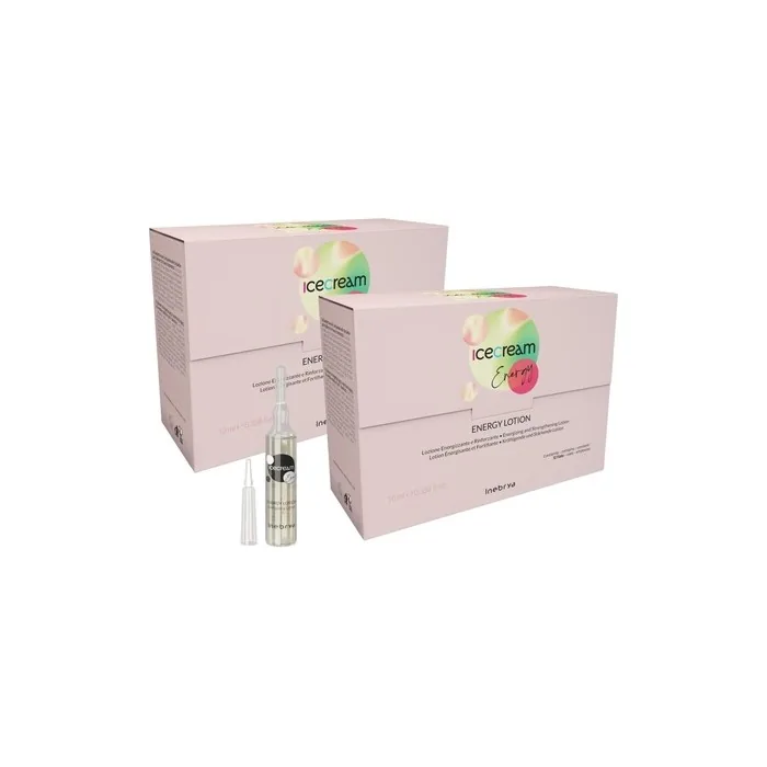 Inebrya Energy Lotion Ampoules - Energizing and Strengthening 12x10ml