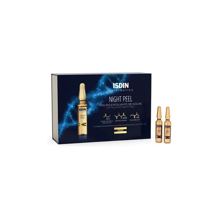 Isdinceutics Night Peel Exfoliating Serum In Ampoules For Night Use 30x2ml
