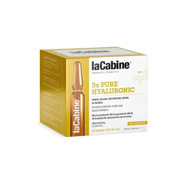 La Cabine Pure Hyaluronic 10 Ampoules 2ml - Pack of 5