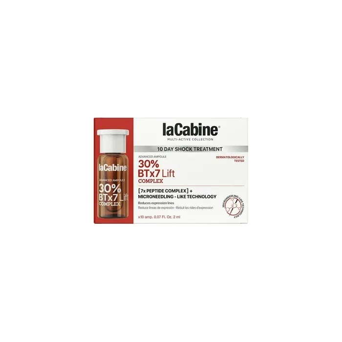 La Cabine BTx7 Lift Complex Ampoules 30% Anti-Wrinkle Treatment 10 Units