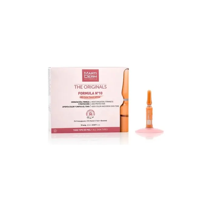 Martiderm Formula N10 Hd Color Touch Spf30 10 Ampoules