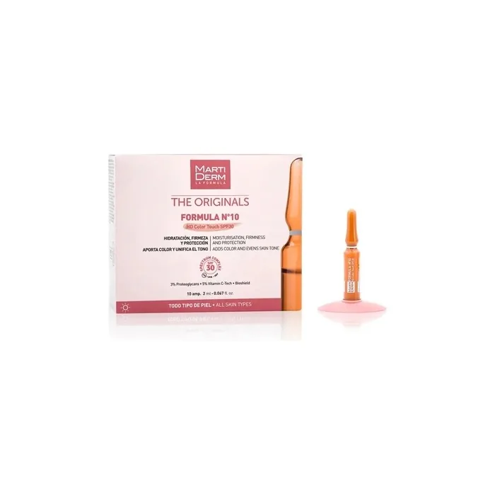 Martiderm Martiderm Ampoules Formula No 10 Spf 30 With Colour 30 Units