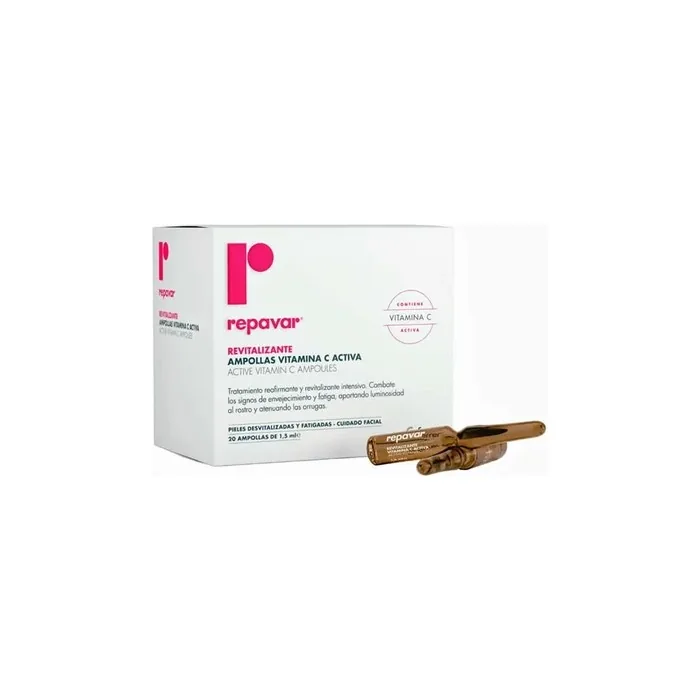 Repavar Repavar Revitalizante Active Vitamin C 20 Ampoules 15ml Each