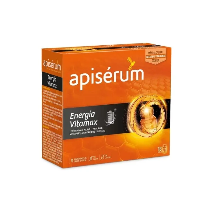 Apiserum Energy Vitamax 18 Vials